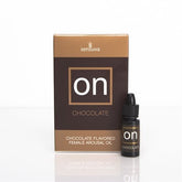 Sensuva On Chocolate Flavored Arousal Oil for Adults 0.17 Oz Enhancers Female